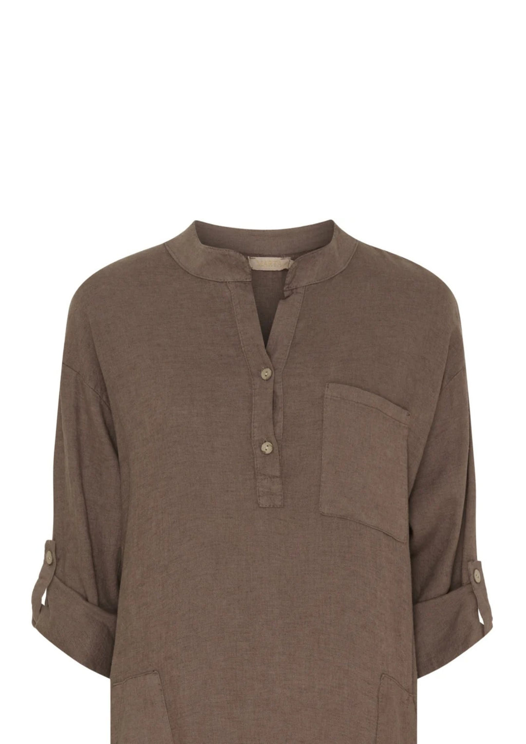 Marta - MdcNess - Kjole - Cold brown