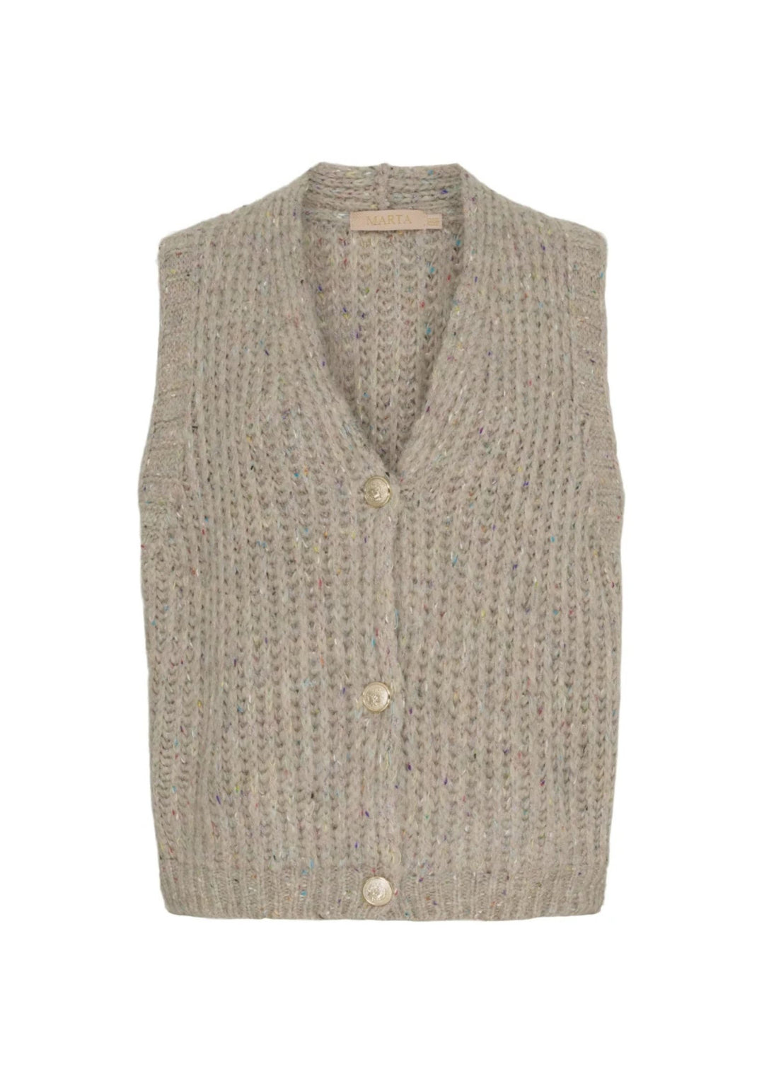 Marta - MdcOdile Strik - Beige - Onesize
