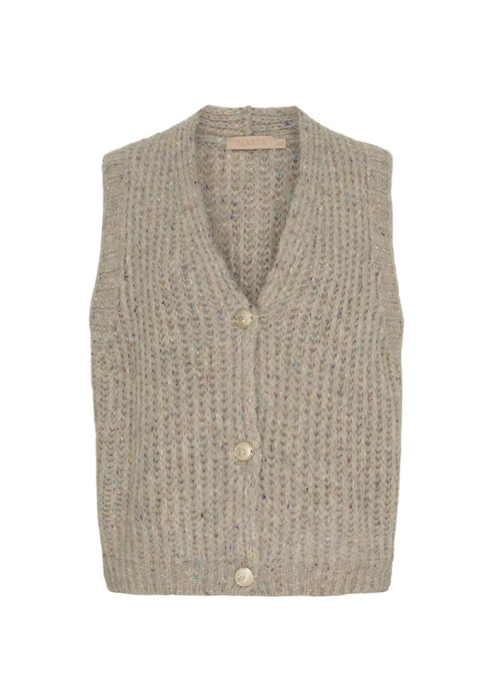 Marta - MdcOdile Strik - Beige - Onesize