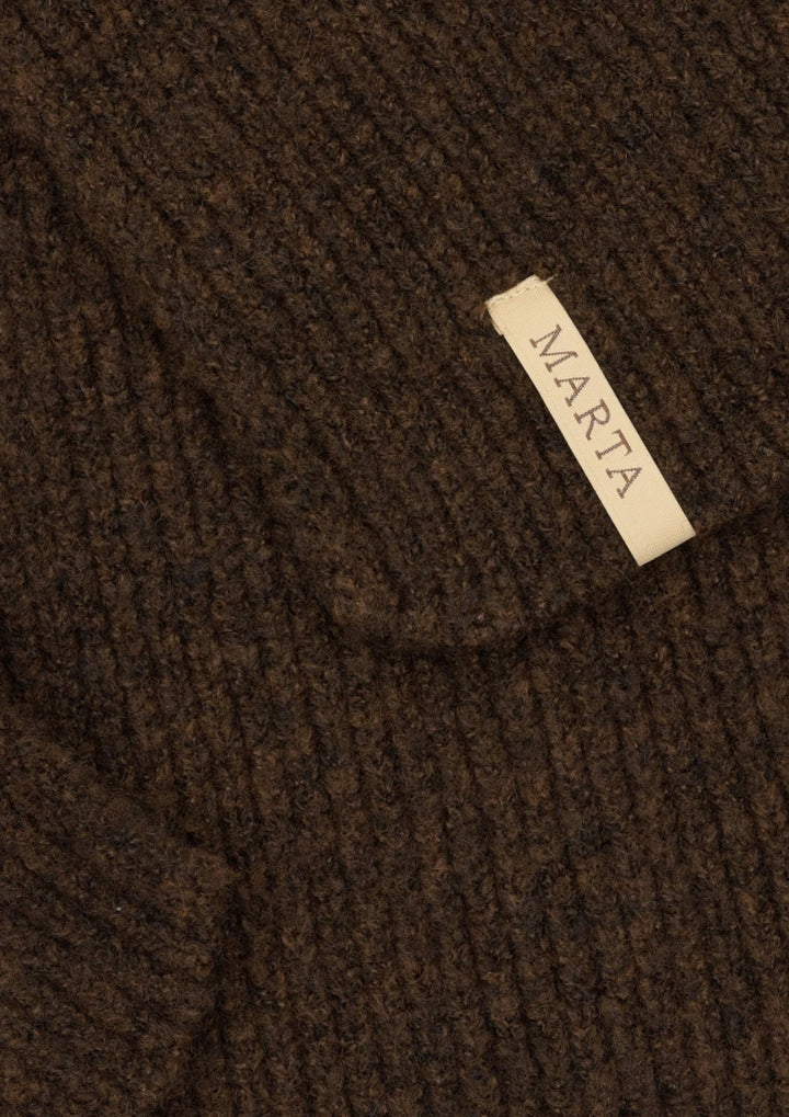 Marta - MdcOline - Tørklæde - Brown - Onesize