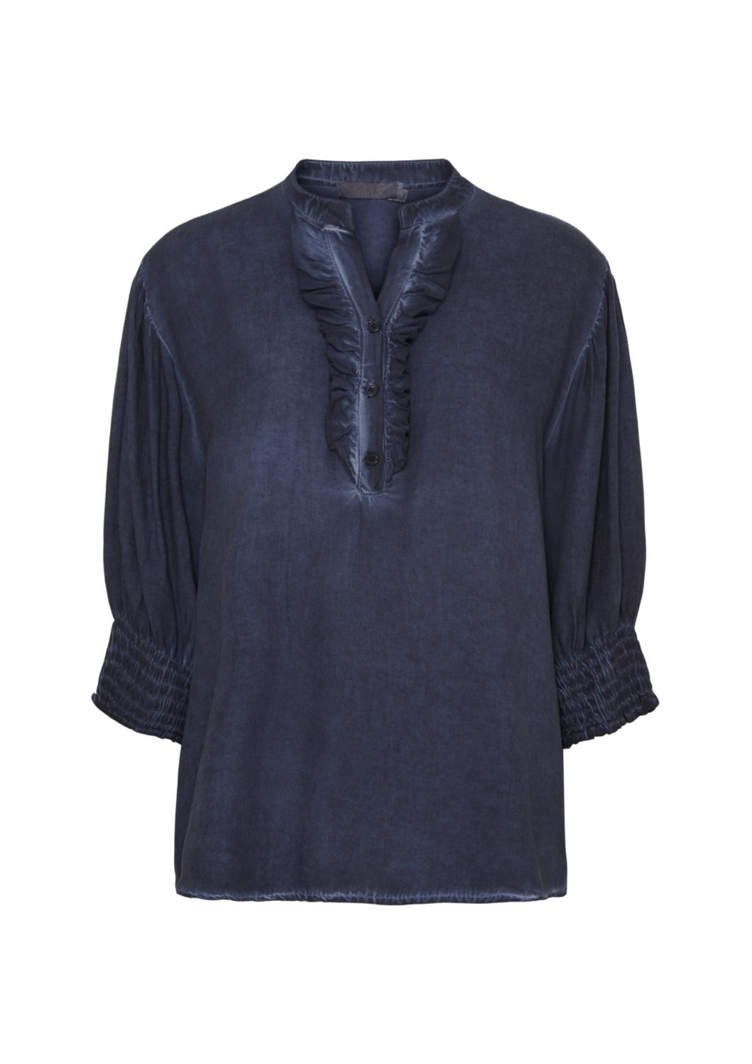 Marta - MdcUnnur Skjorte - Blue Scuro Cold Wash