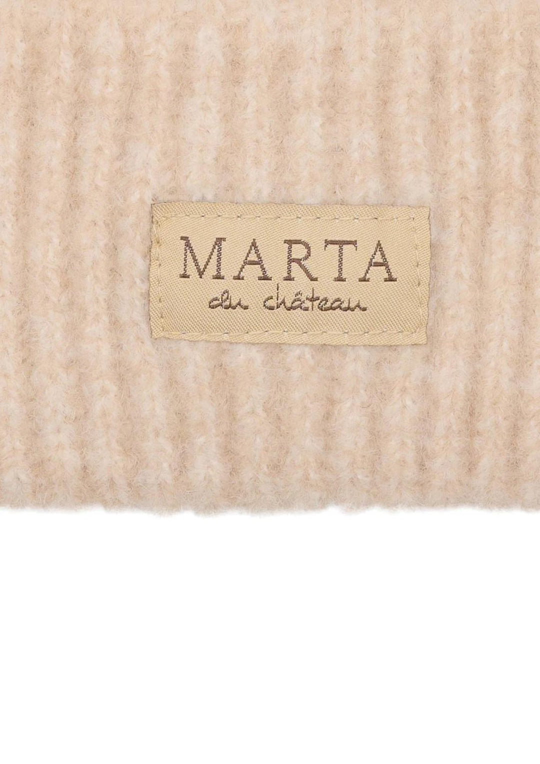 Marta - Rib Beanie Hue - Off White - Onesize