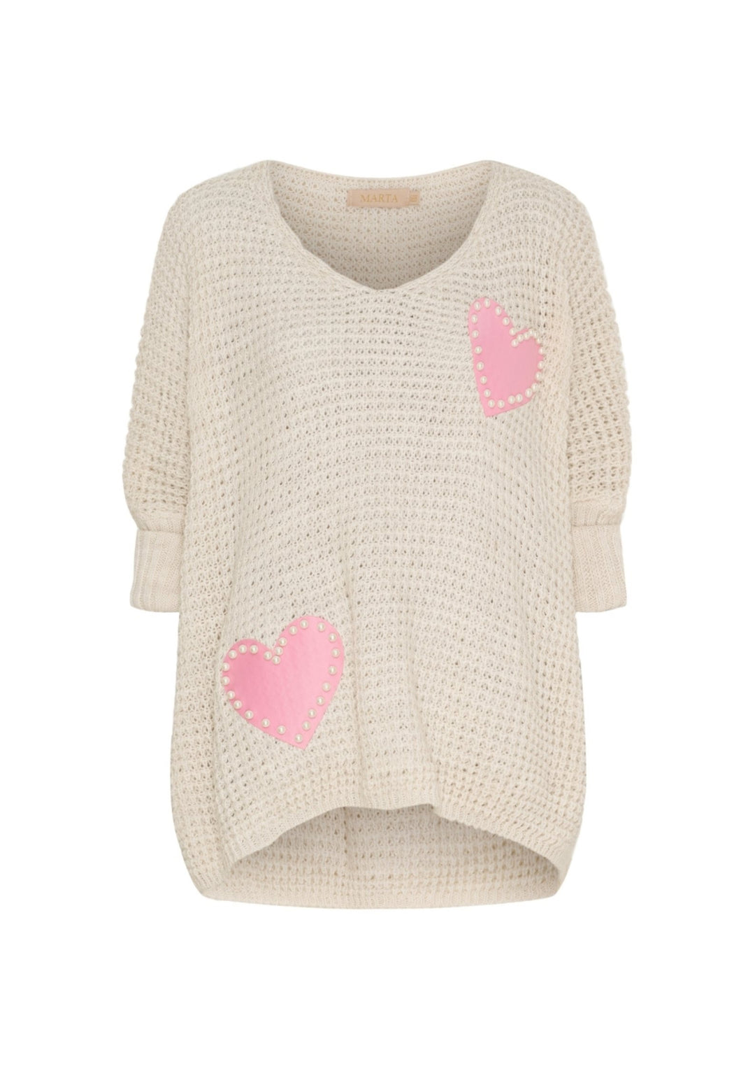 Marta - Solange Strik - Beige - Onesize