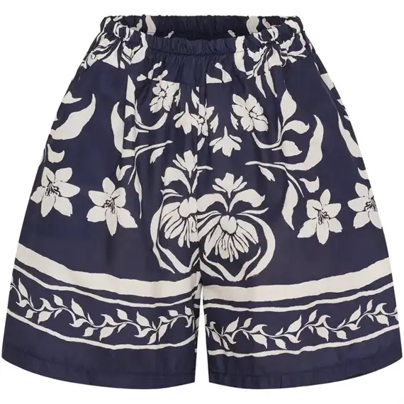 Marta - Siena Shorts - Bianco/Blue
