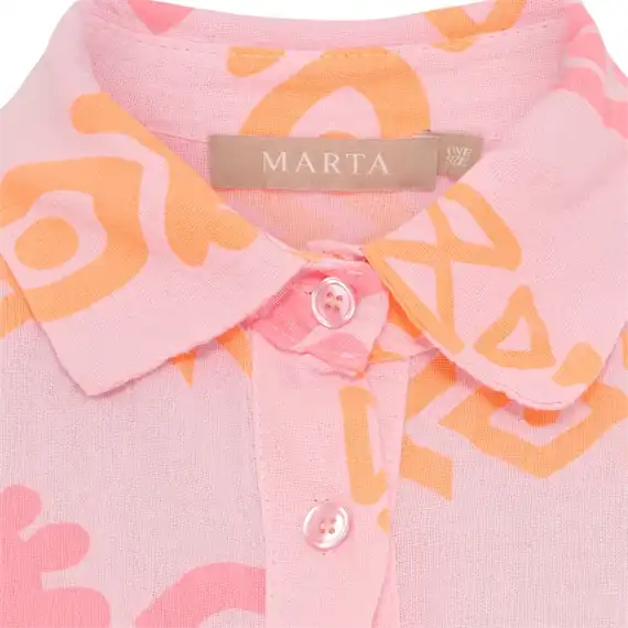 Marta - Virginia Skjorte - Baby Print - Onesize