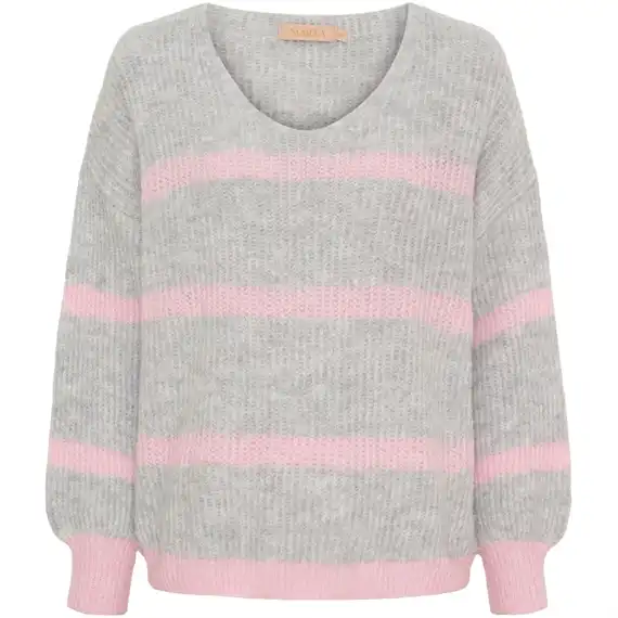 Marta - Carene Strik - Light Grey/Baby Pink