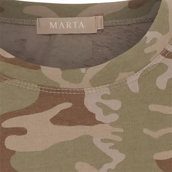 Marta - Estrid T-shirt - Green Camo