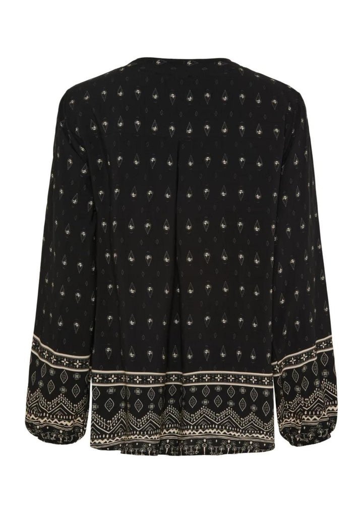 Marta - MdcChristelle Skjortebluse -  Black 1943tps