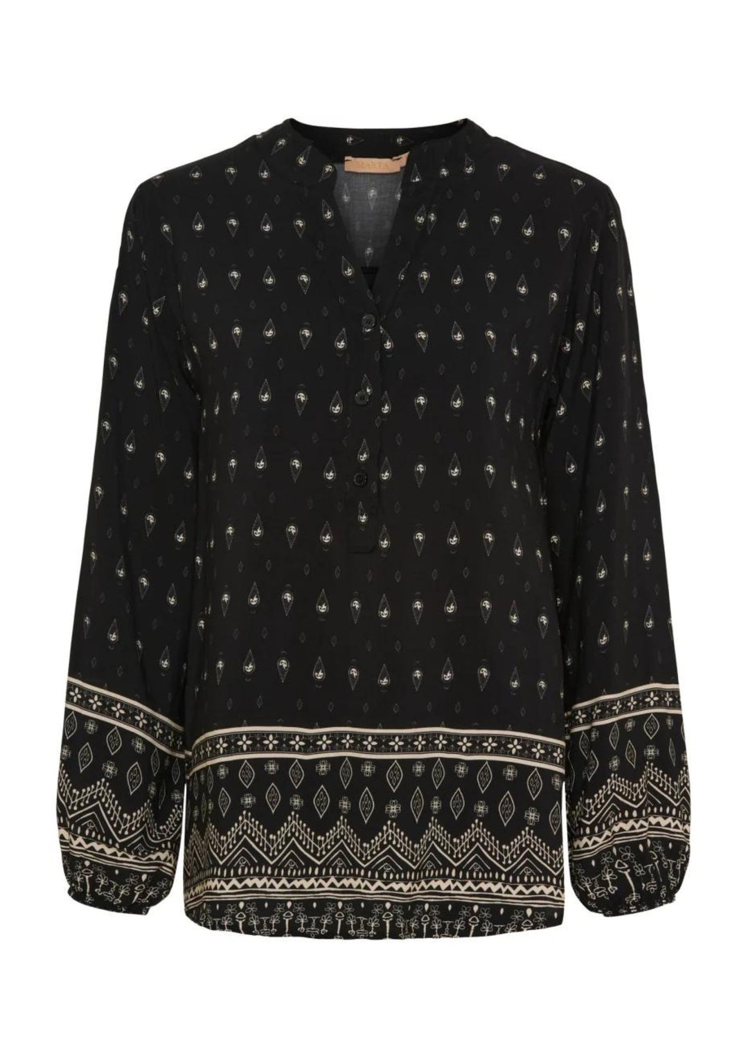 Marta - MdcChristelle Skjortebluse -  Black 1943tps