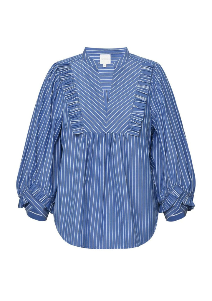 Gossia - MeeGo Sia Bluse - Blue Stripes