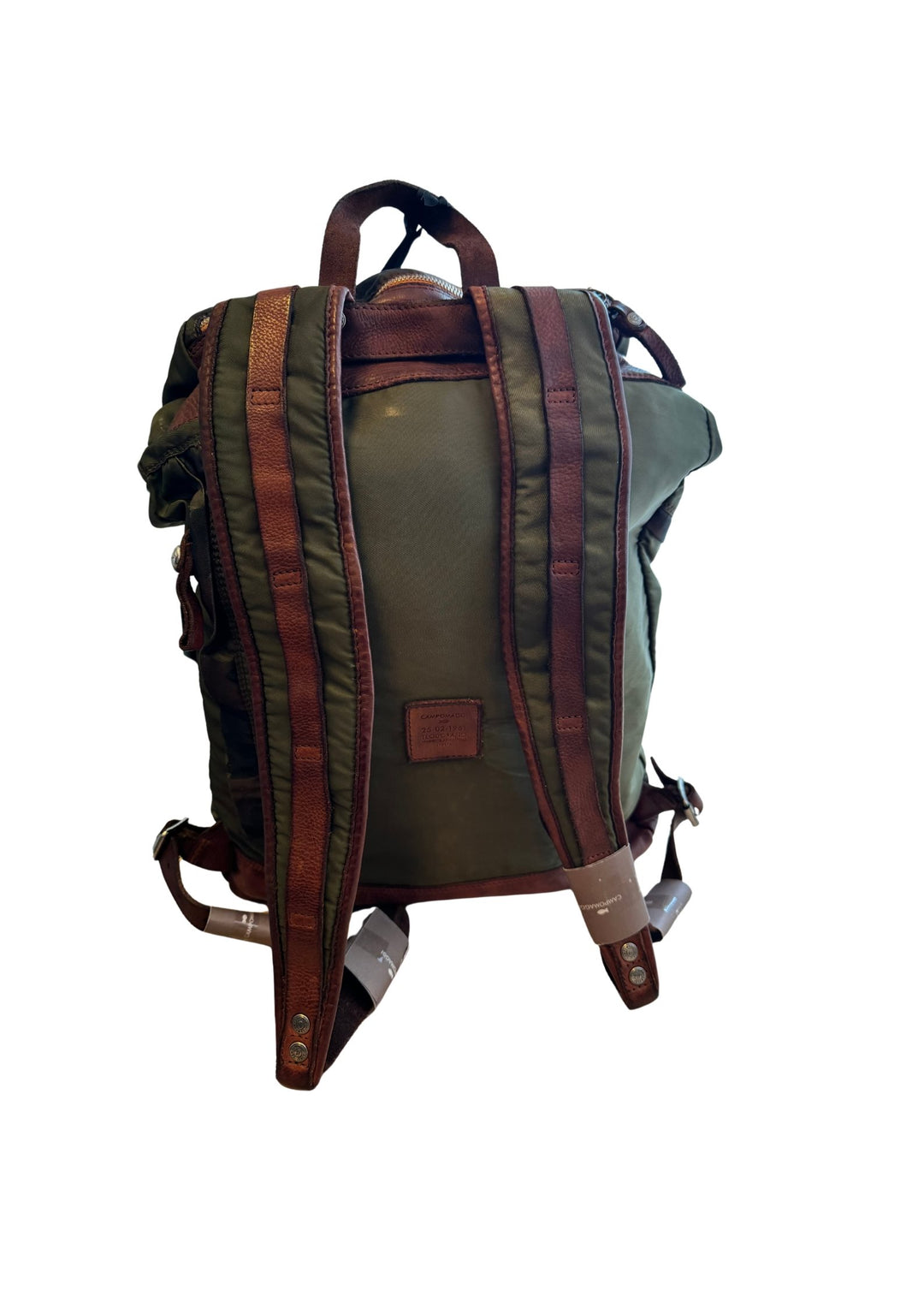 CAMPOMAGGI &amp; CATERINA LUCCHI -  Rygsæk - Military Green/Camoflage/Cognac -Onesize