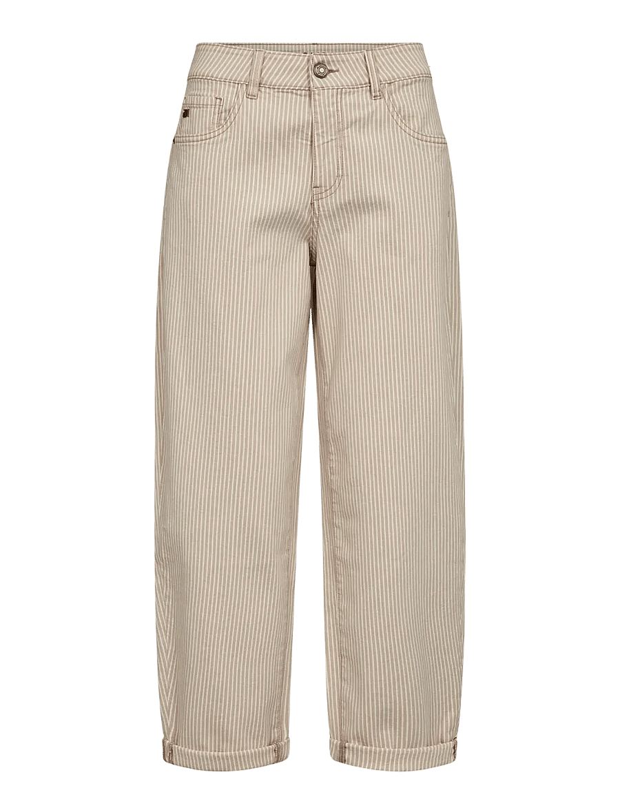 Mos Mosh - Hellen Stripe Bukser - Doeskin