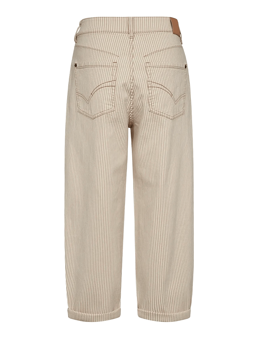 Mos Mosh - Hellen Stripe Bukser - Doeskin