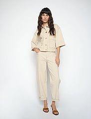 Mos Mosh - Hellen Stripe Bukser - Doeskin