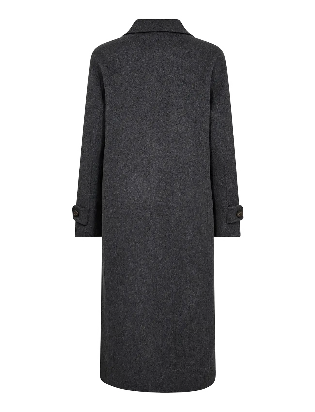 Mos Mosh - Alva Loisa Mock Neck Frakke - Antracite
