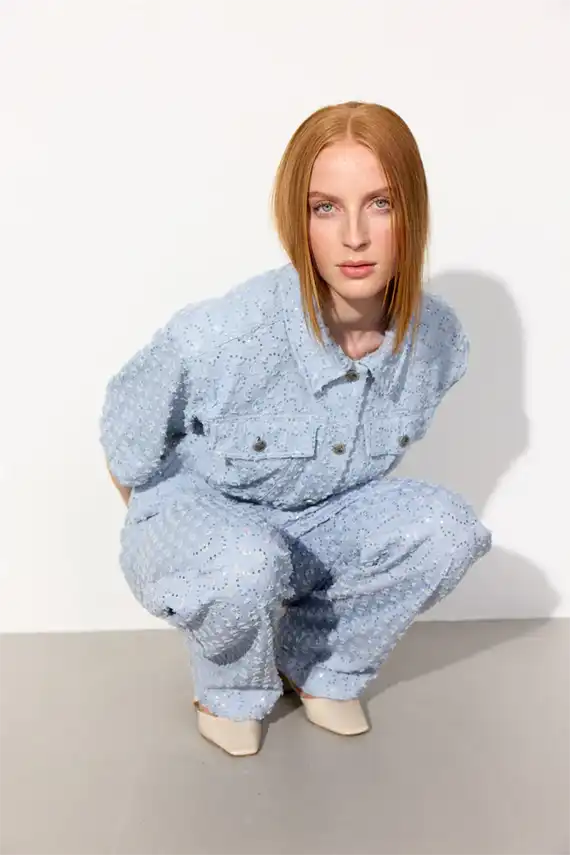 Hunkøn - Molly Jakke - Blue