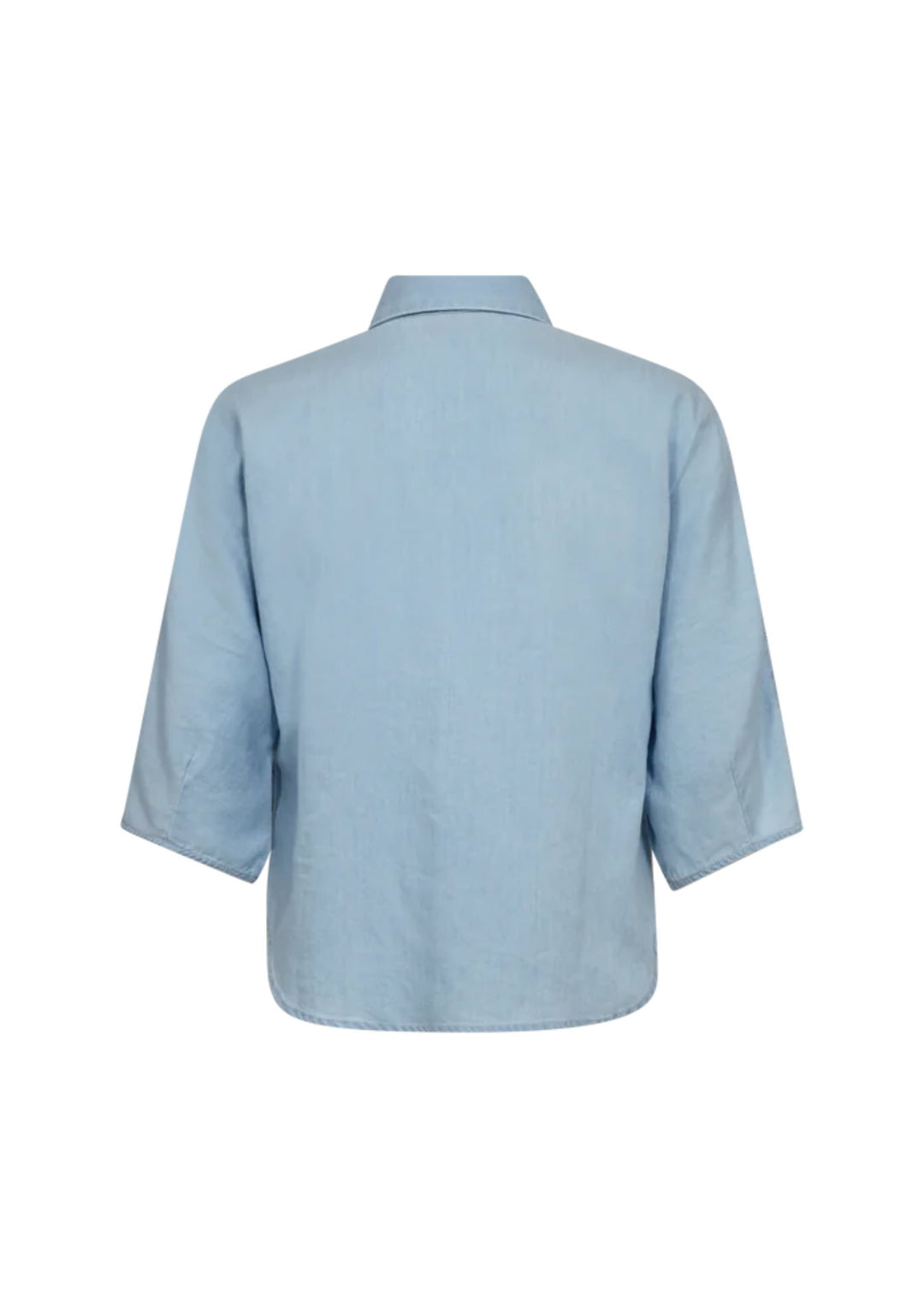 Mos Mosh - Angelina Denim Skjorte - Light Blue Denim