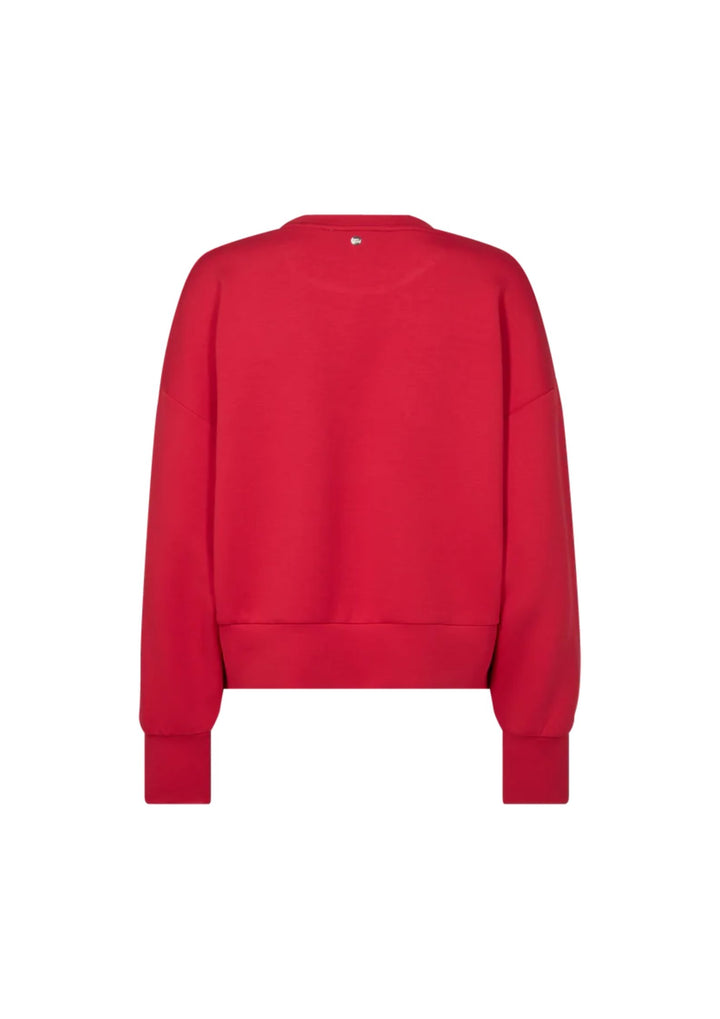 Mos Mosh - Celli O-LS Sweatshirt - Chinese Red