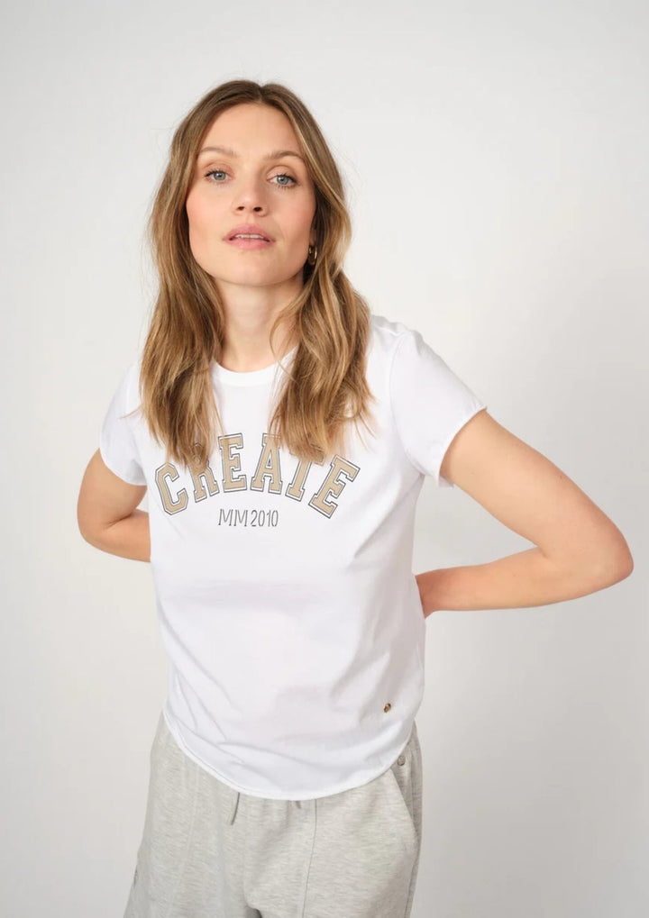 Mos Mosh - Celli O-ss T-shirt - Savannah Tan