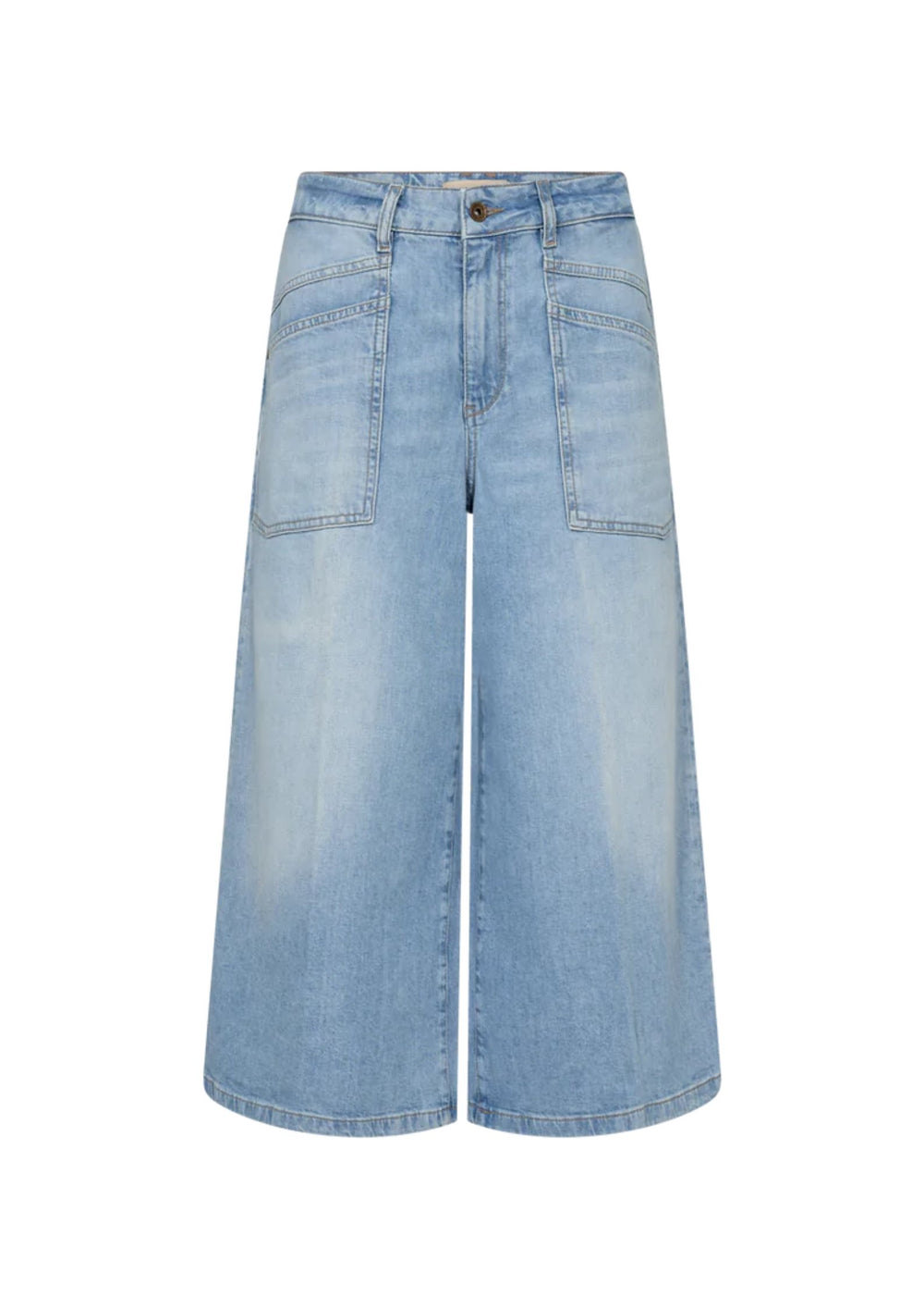 Mos Mosh - Culotte Sagai Jeans - Light Blue - Capri