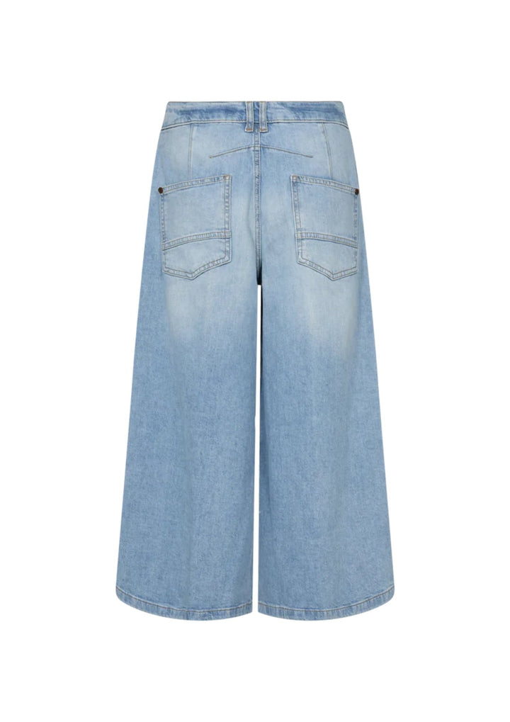 Mos Mosh - Culotte Sagai Jeans - Light Blue - Capri