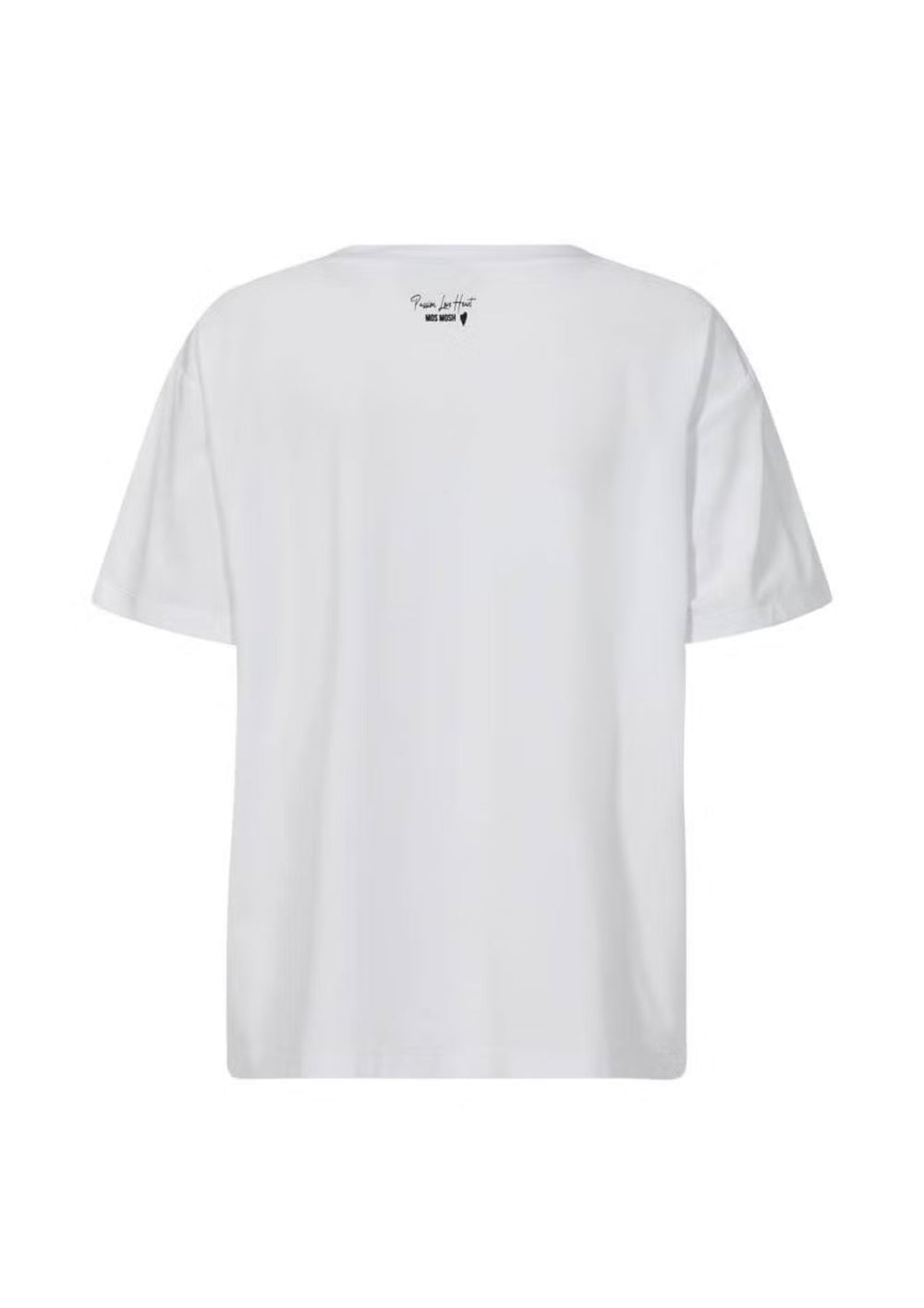 Mos Mosh - Dala O-SS - Basic T-shirt - Ecru