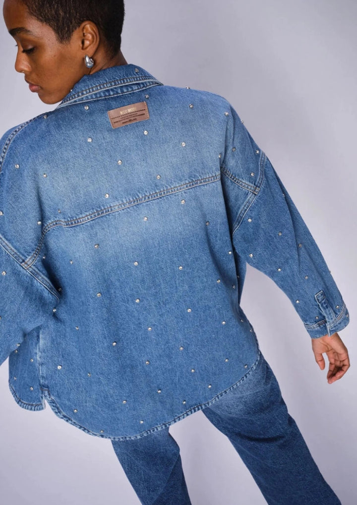 Mos Mosh - Emme Marine Shirt - Mid Blue