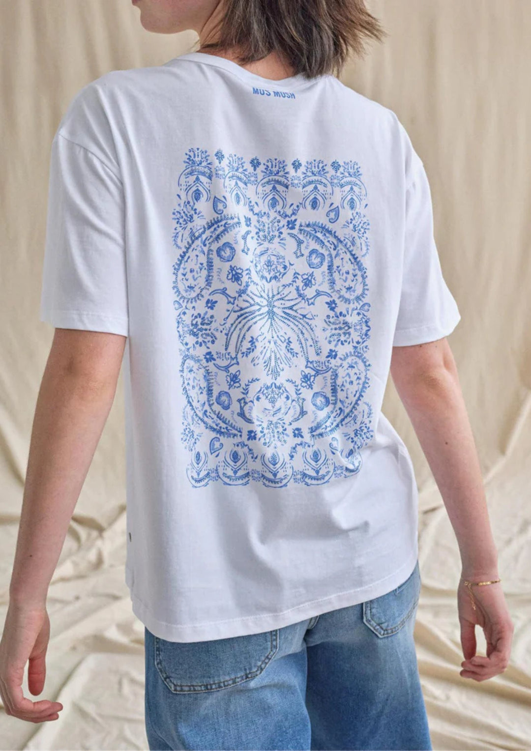 Mos Mosh - Endre O-SS Tee - White