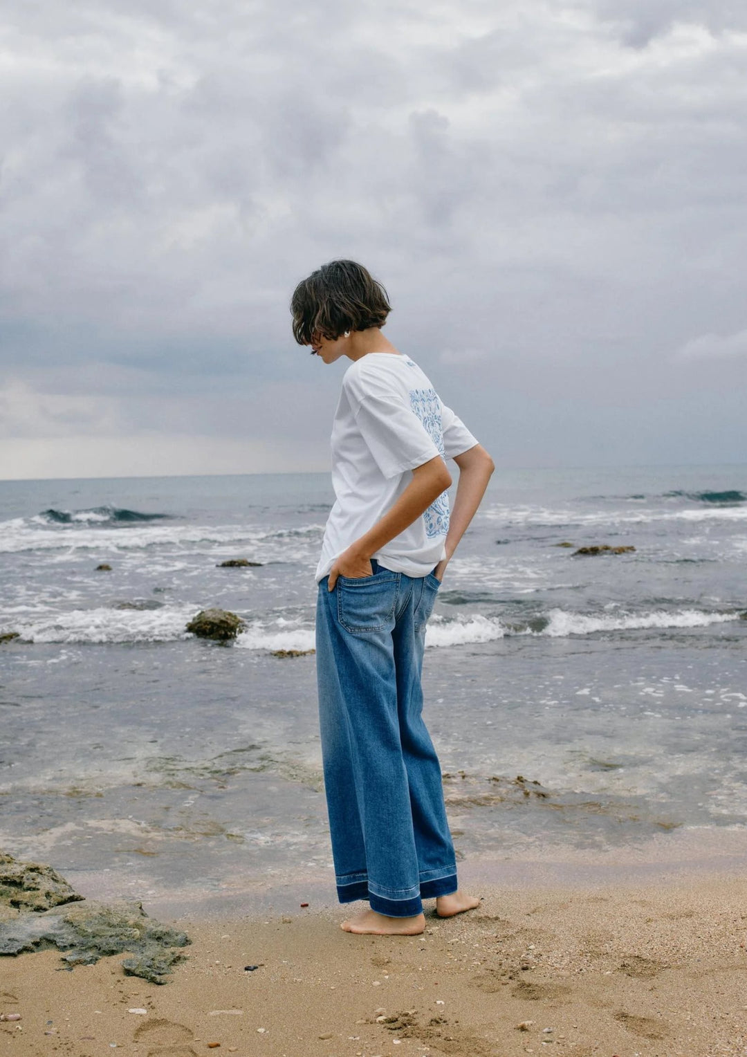 Mos Mosh - Hermina Zack Jeans -  Mid Blue - Ankle