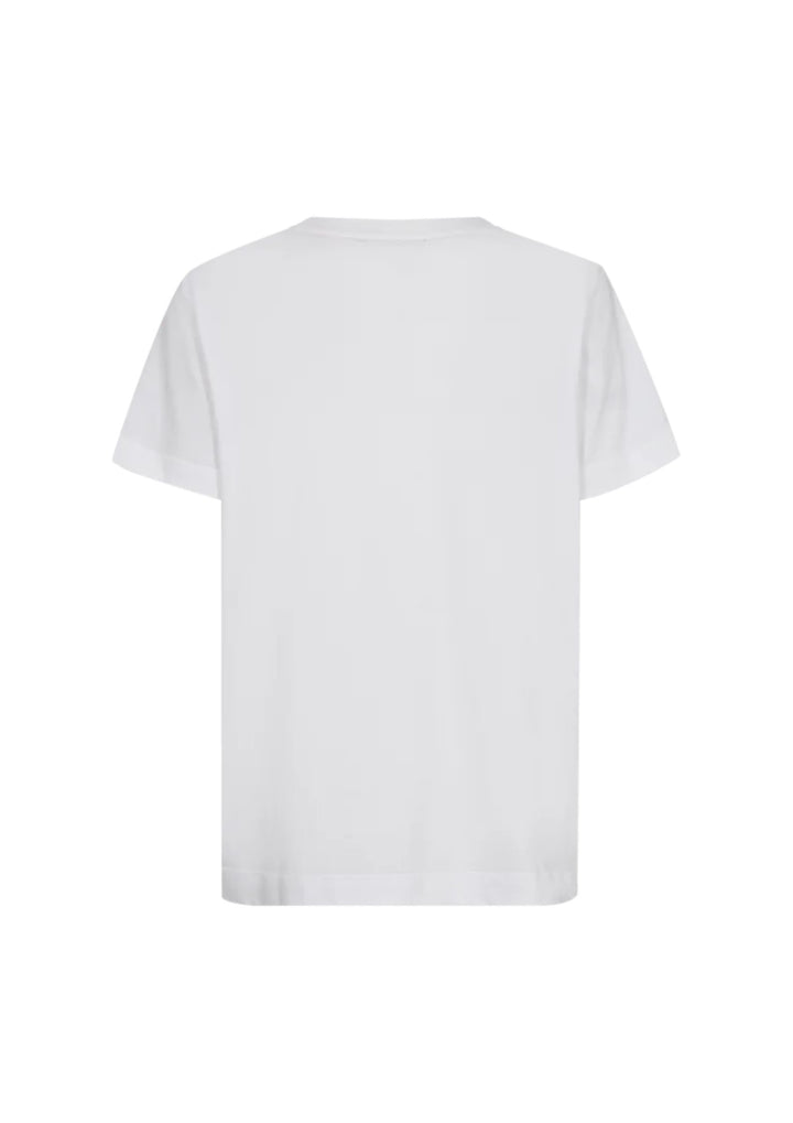 Mos Mosh - Hallin O-SS Deco T-shirt - White