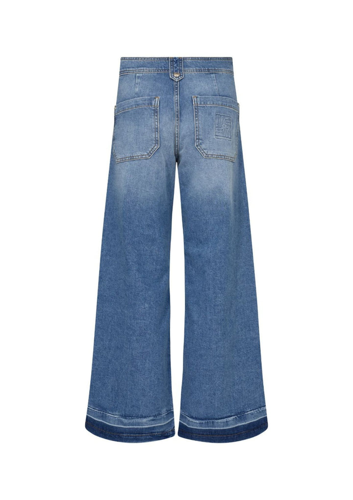 Mos Mosh - Hermina Zack Jeans -  Mid Blue - Ankle