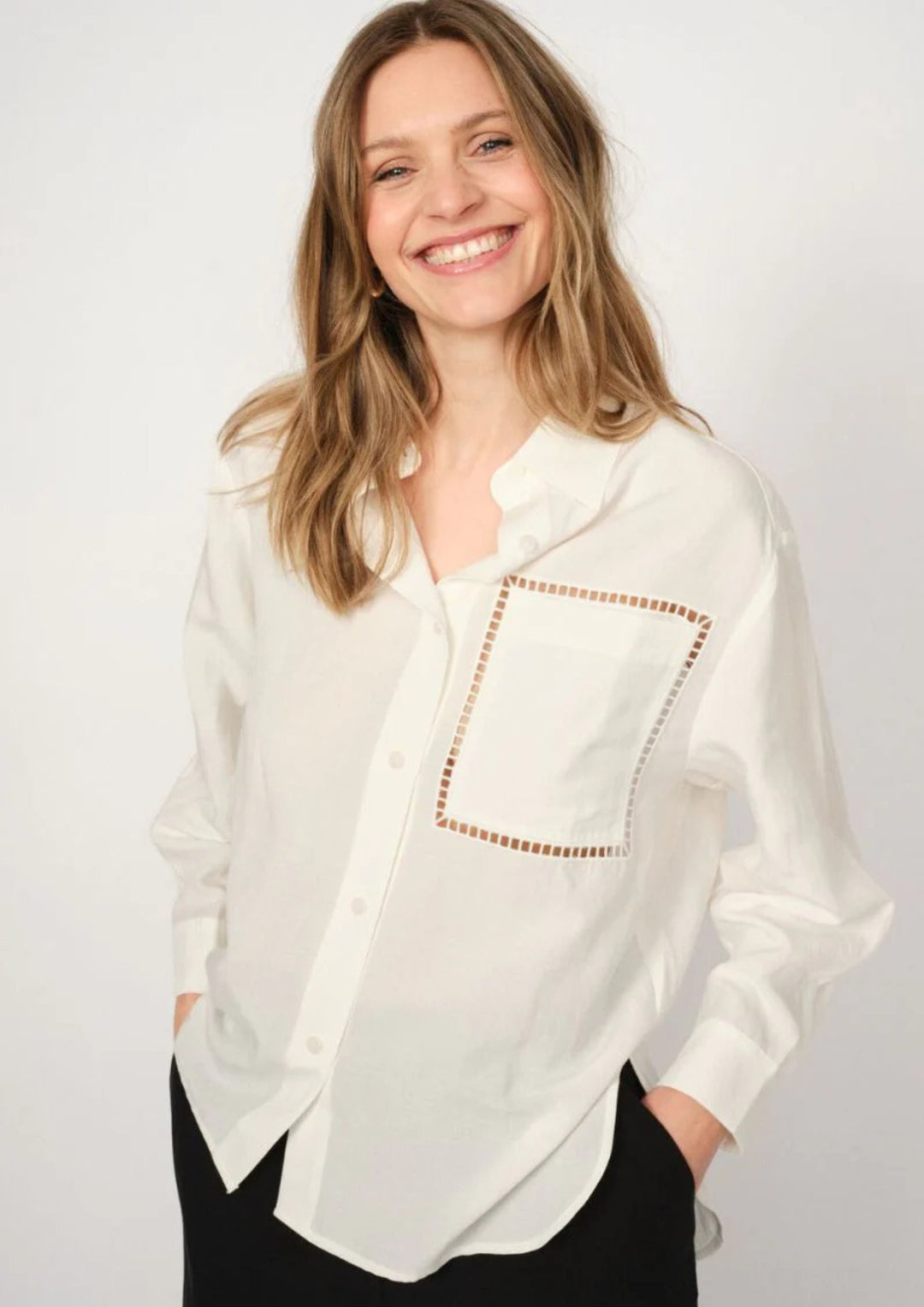 Mos Mosh - Jova Alexis Shirt - Ecru
