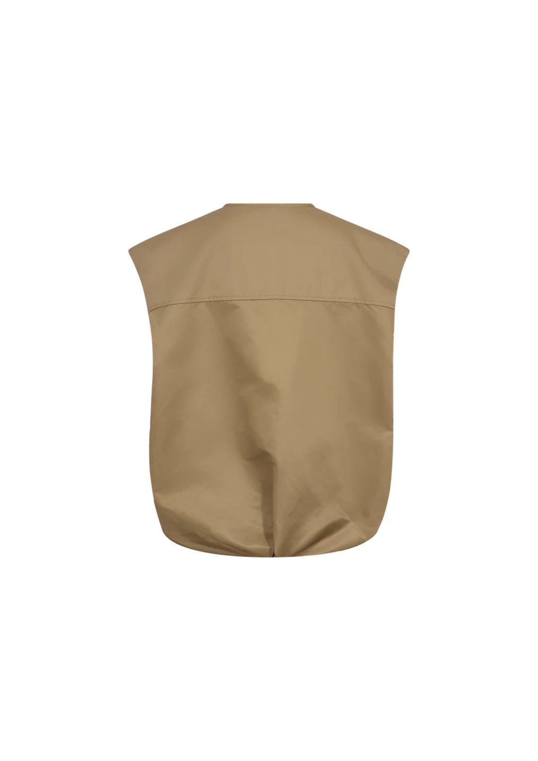 Mos Mosh - Kura Solid Waistcoat - Sesame
