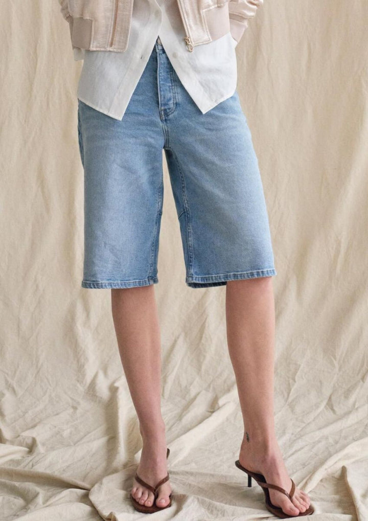 Mos Mosh - Mathilde Denim Shorts - Light Blue