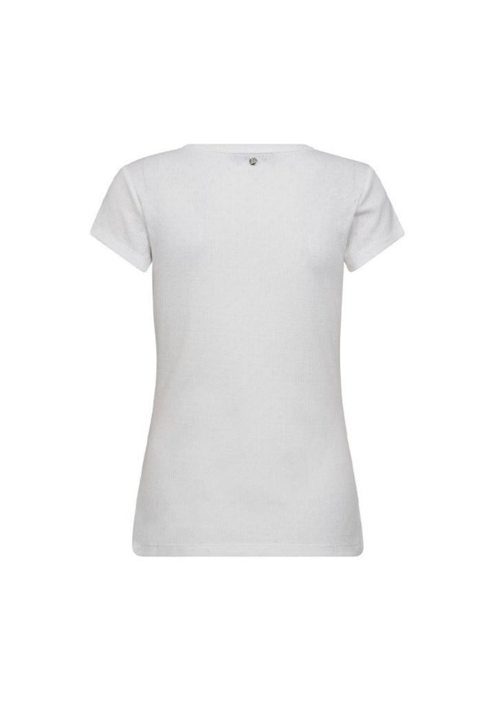 Mos Mosh - Lago O-SS T-shirt - White