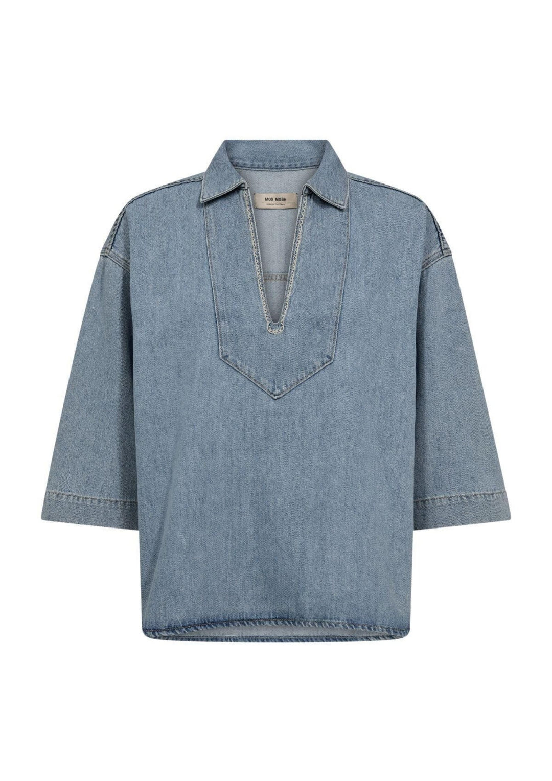 Mos Mosh - Merla Deco Shirt - Light Blue