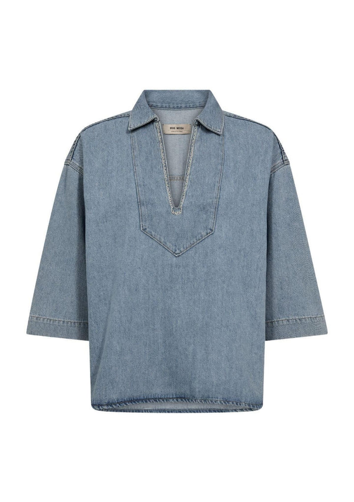 Mos Mosh - Merla Deco Shirt - Light Blue