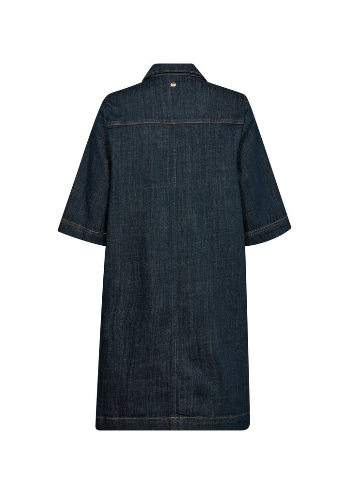 Mos Mosh - MMA Bigail - Denim Dress - Dark Blue