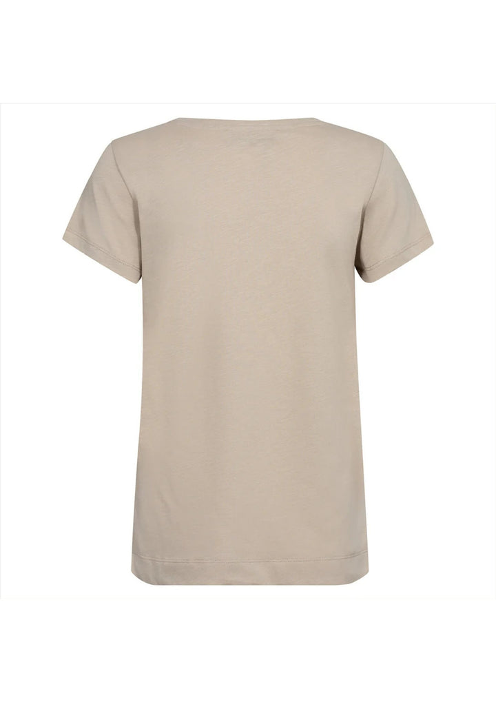 Mos Mosh - MM Zibby o.ss Tee - Feather Grey