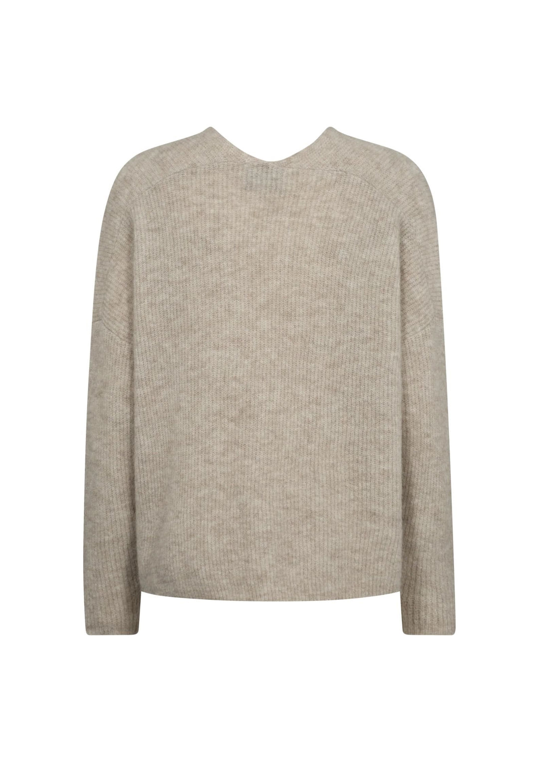 Mos Mosh - Thora Relax - Strik Cardigan - Feather Grey