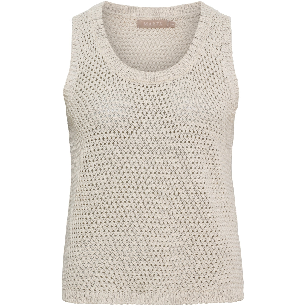 Marta - Nayla Knit Top -Beige
