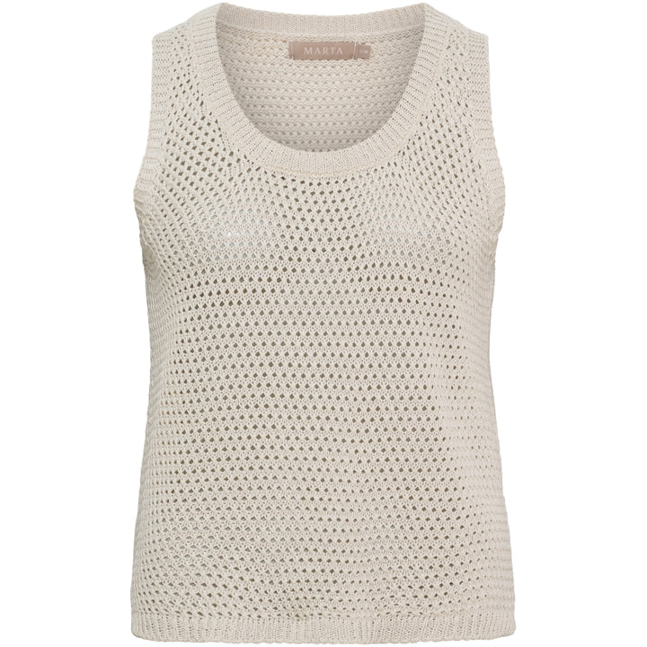 Marta - Nayla Knit Top -Beige
