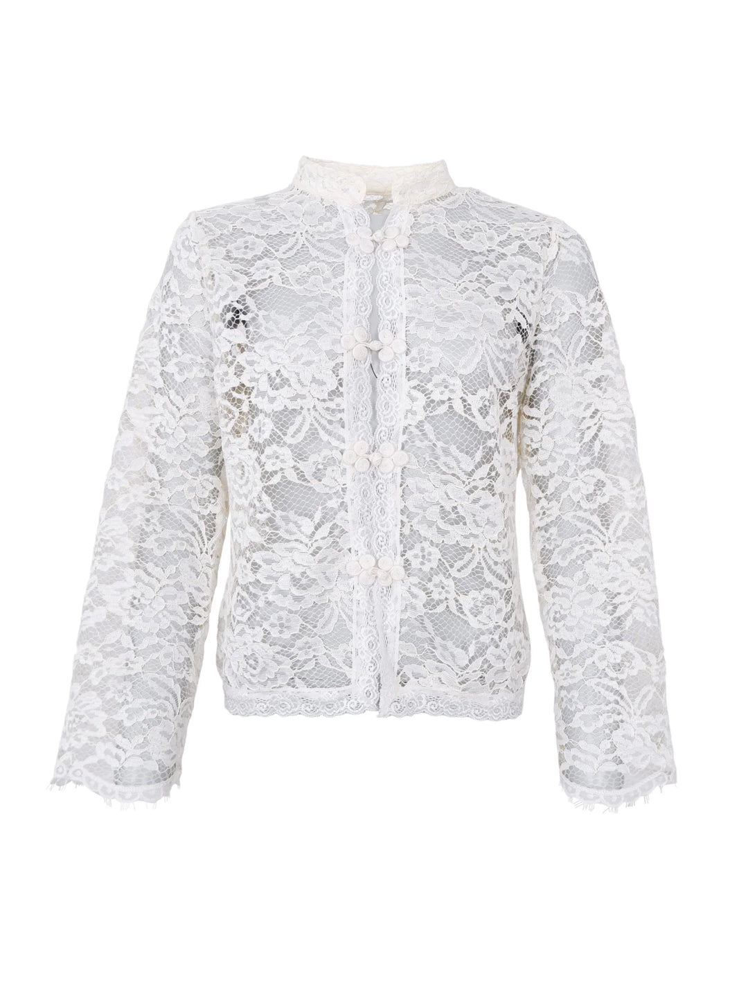 Black Colour - Napoleon Shirt - Off White