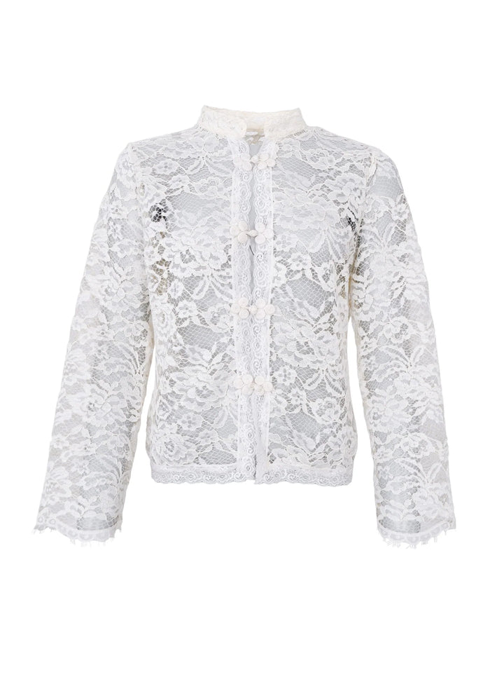 Black Colour - Napoleon Shirt - Off White