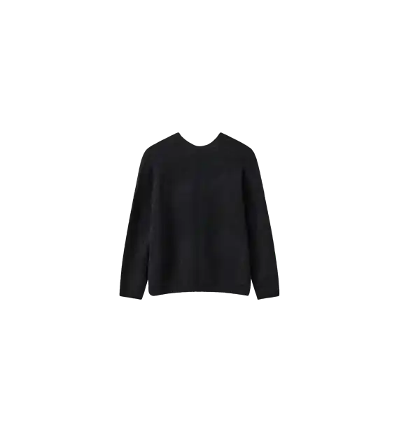 Mos Mosh - Thora V-neck Strik - Black