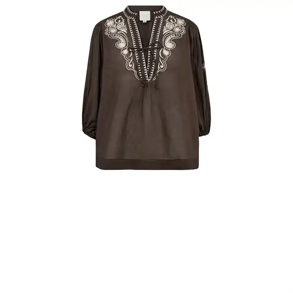 Gossia - Noura Blouse - Brown Creme