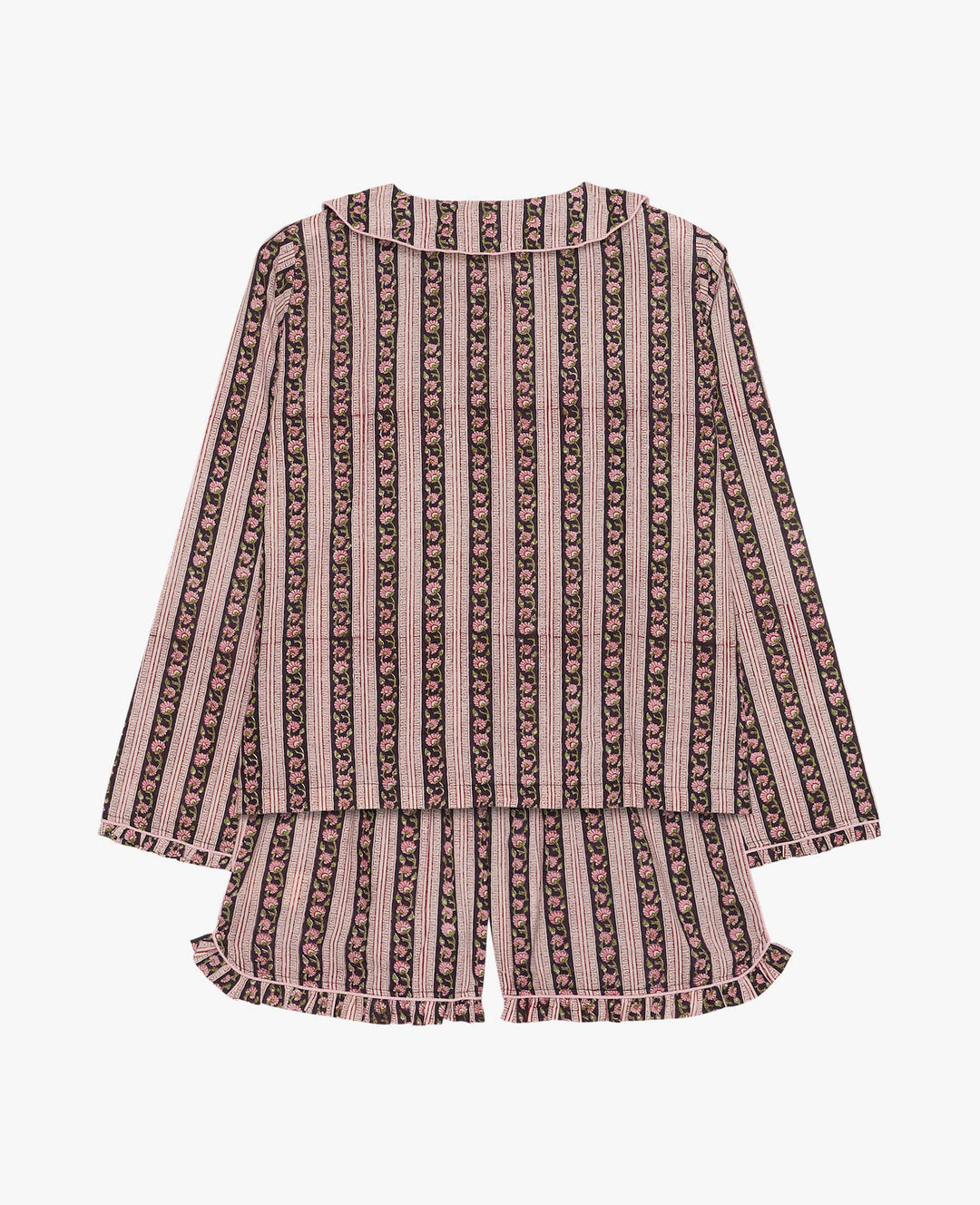 Sissel Edelbo - Nuvena Pyjamas sæt - Black Stribes
