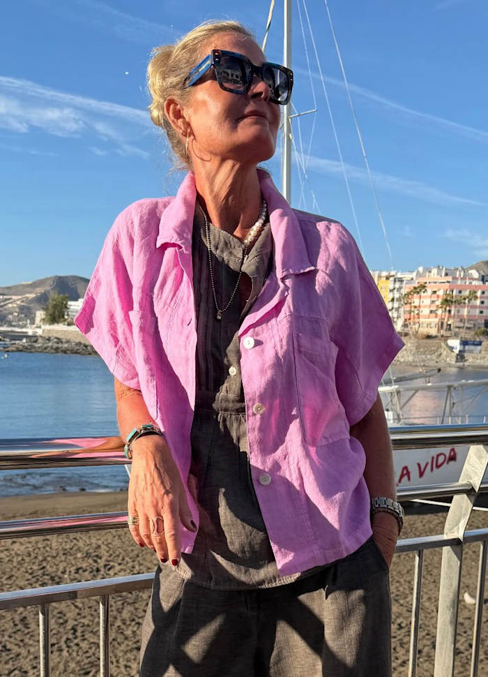 Cabana Living - Olea B Hørskjorte - Barbie