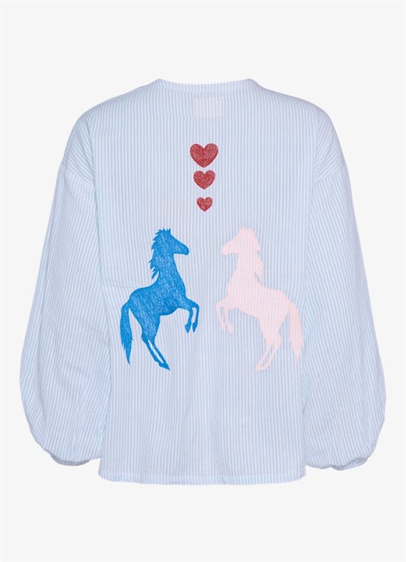 Sissel - Caro Skjorte - Cashmere Blue - Onesize
