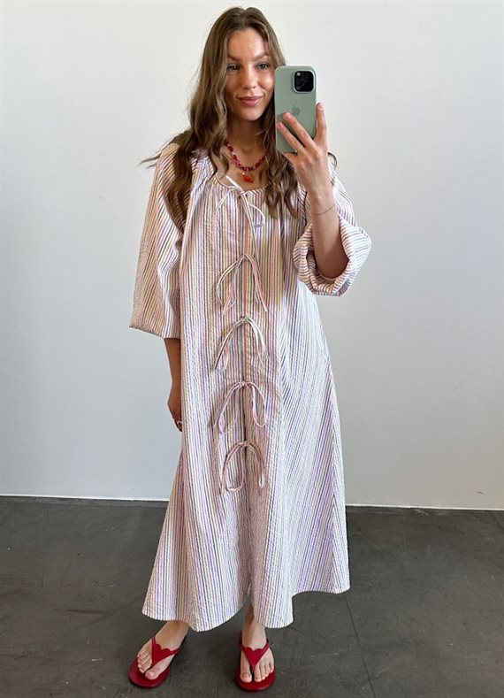 Sissel Edelbo - Stinne Kjole - Multi Stripes - Onesize